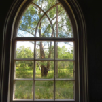 Looking Through the Glen Alice Church window.